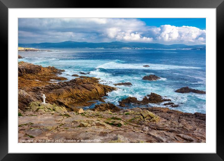 View of the Coast of Death, Galicia - 3 Framed Mounted Print by Jordi Carrio