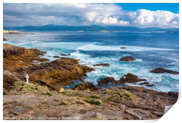 View of the Coast of Death, Galicia - 3 Print by Jordi Carrio