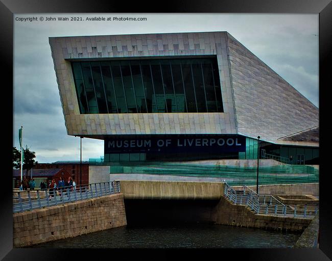 The Museum of Liverpool Framed Print by John Wain