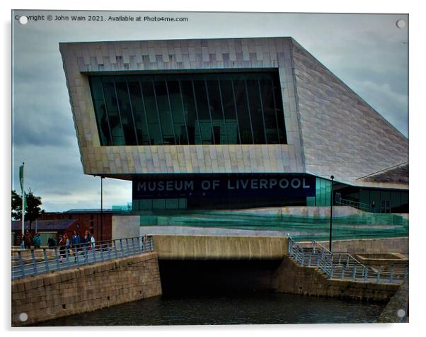 The Museum of Liverpool Acrylic by John Wain