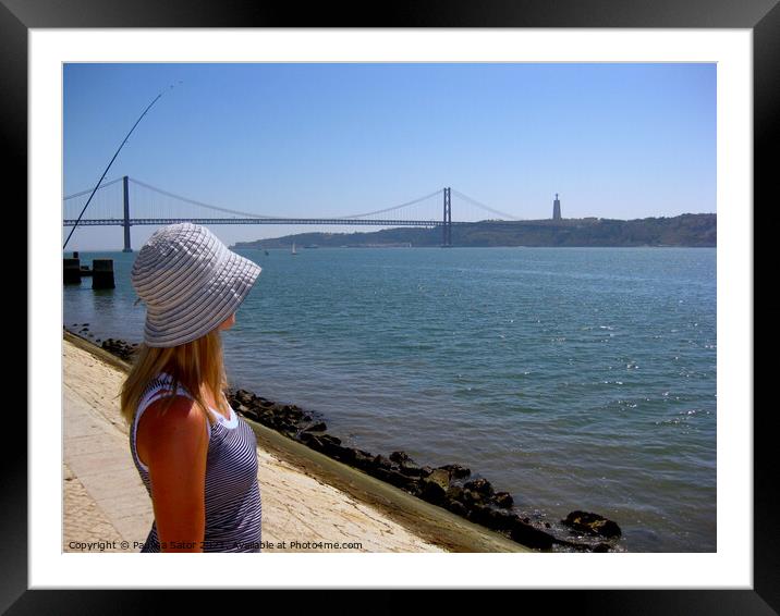 Tourist's point of view Framed Mounted Print by Paulina Sator