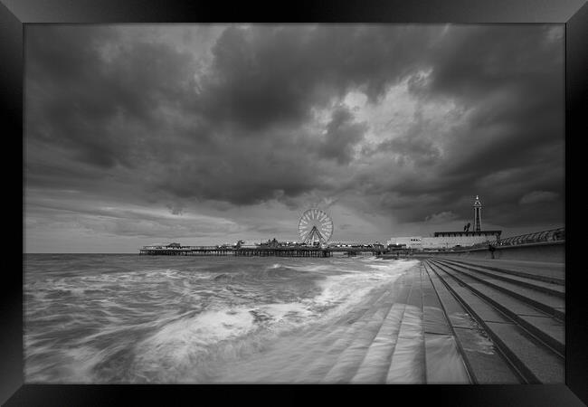 Blackpool Pier And Tower Framed Print by Phil Durkin DPAGB BPE4