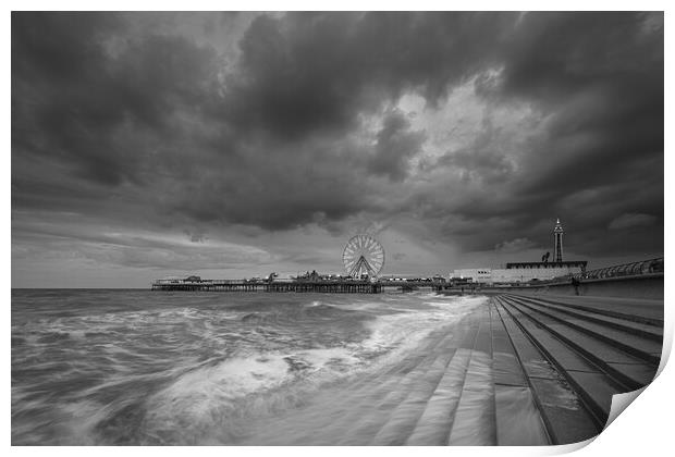 Blackpool Pier And Tower Print by Phil Durkin DPAGB BPE4