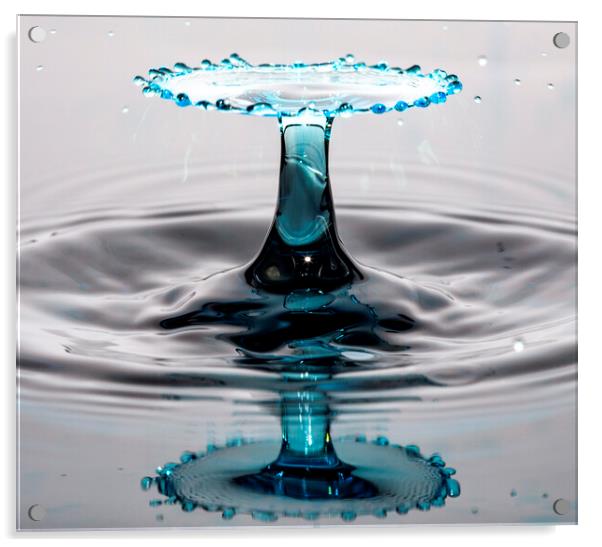 Water Drop Collision and Reflection Acrylic by Antonio Ribeiro