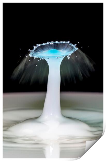 Water Drop Collision Print by Antonio Ribeiro