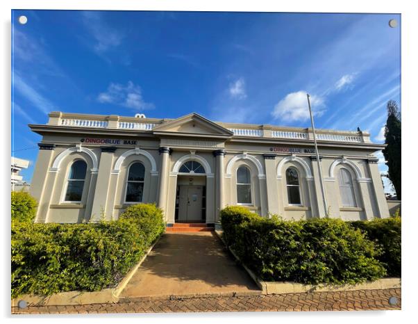 Bundaberg Court House and Police Station  Acrylic by Antonio Ribeiro