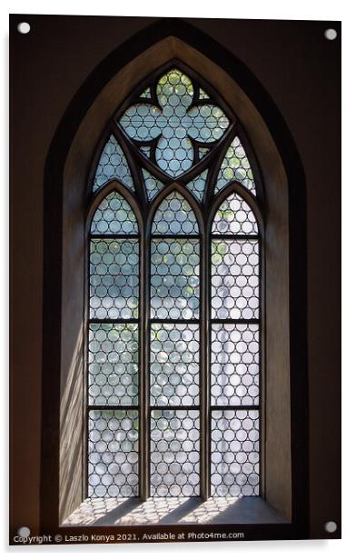 Window - Schaffhausen Acrylic by Laszlo Konya