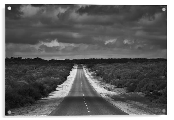 On the road Acrylic by Dimitrios Paterakis