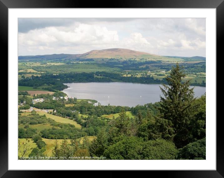 Bassenthwaite Lake View from Sale Fell Framed Mounted Print by Sam Robinson