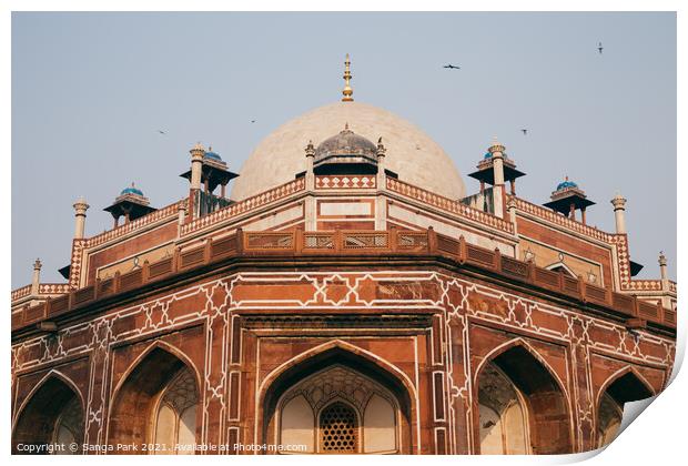 Humayun’s Tomb Print by Sanga Park