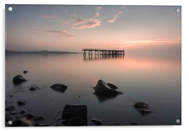 Carlingpoint Pier Sunrise Acrylic by overhoist 