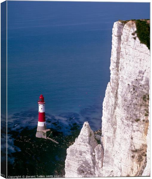 Beachy Head, East Sussex, England, UK Canvas Print by Geraint Tellem ARPS