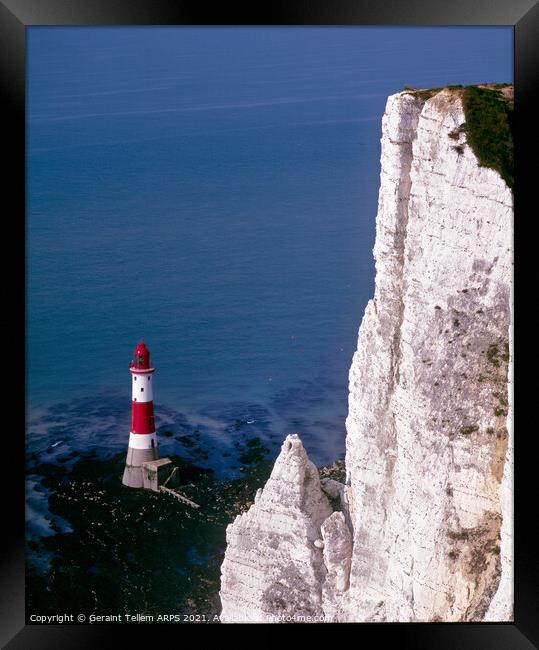 Beachy Head, East Sussex, England, UK Framed Print by Geraint Tellem ARPS