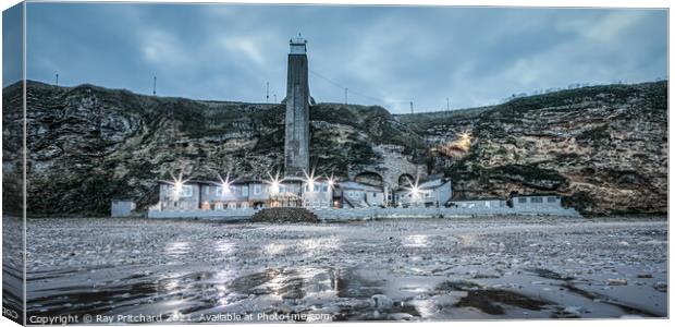 Marsden Grotto  Canvas Print by Ray Pritchard