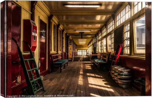 Old Yorkshire Train Station. Canvas Print by Phil Longfoot