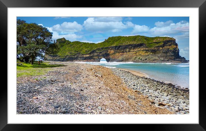 Wild Coast Transkei Mpako river Hole in the wall South Africa Framed Mounted Print by Paul Naude