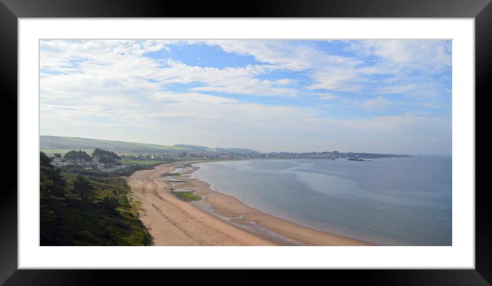 Maidens beach South Ayrshire, Scotland Framed Mounted Print by Allan Durward Photography