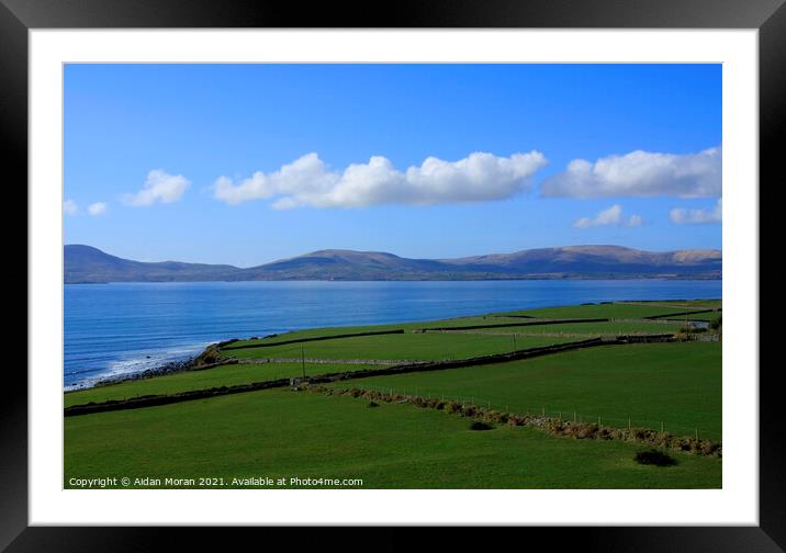 Kerry Coastal Landscape Framed Mounted Print by Aidan Moran