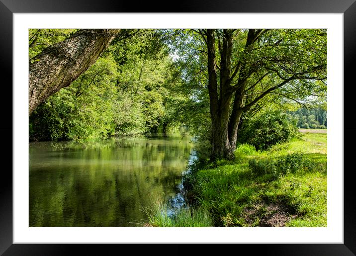 Kennet and Avon at Sulhamstead  Framed Mounted Print by Jim Hellier