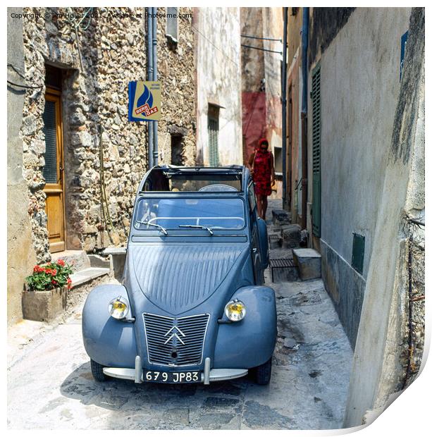 Hill Town Provence Print by Jim Hellier