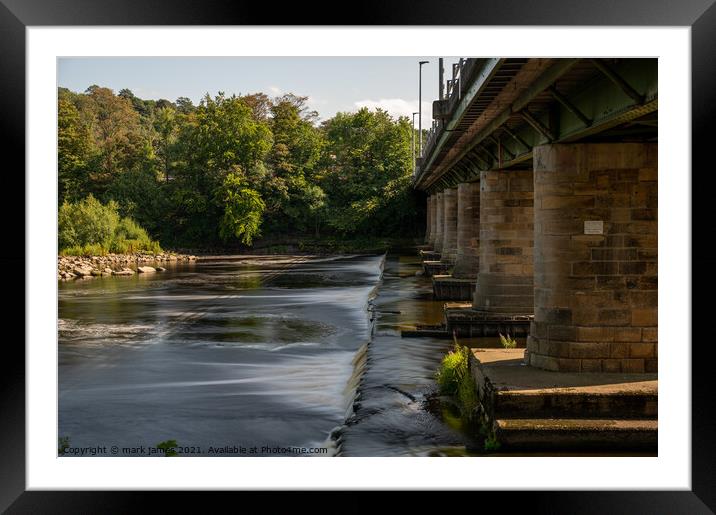 Under The Bridge Framed Mounted Print by mark james