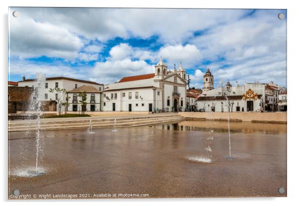 Plaza Lagos Acrylic by Wight Landscapes