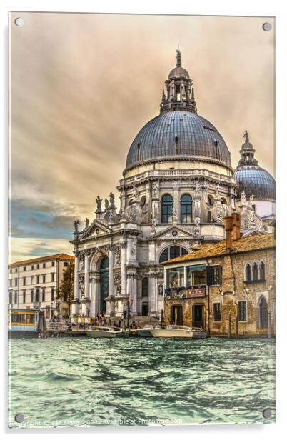 Basilica of Santa Maria della Salute Acrylic by Ian Lewis