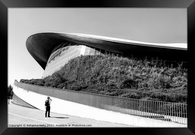 Olympic Park Aquatics Centre, London 2012 Framed Print by Rehanna Neky