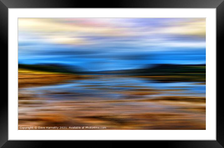 Low Tide At Loch Fleet-Sutherland,Scotland Framed Mounted Print by Dave Harnetty