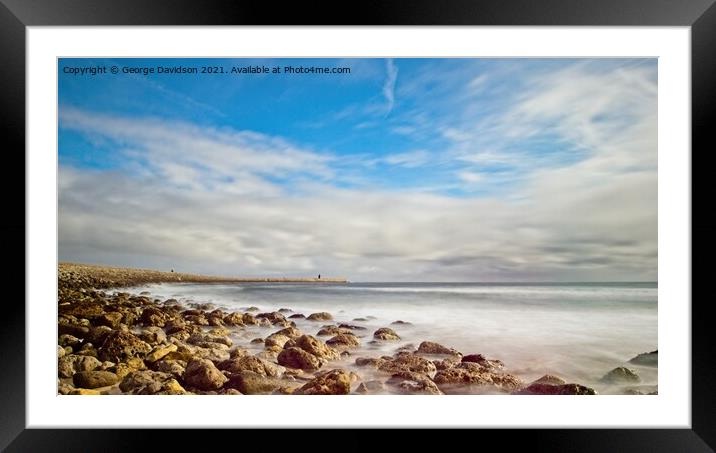 By the Sea Framed Mounted Print by George Davidson