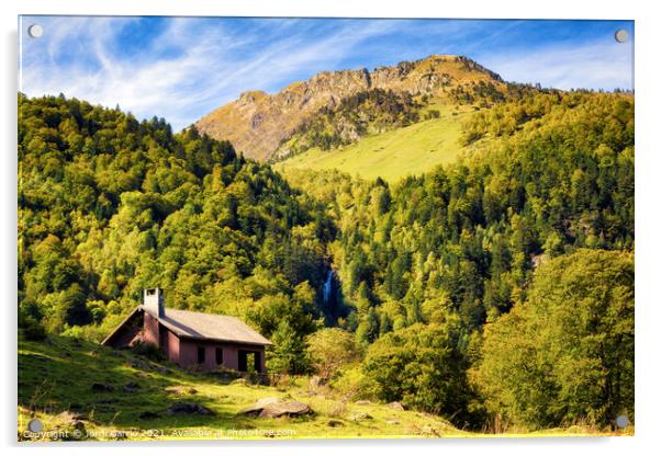 Lin's Artiga Valley in the Aran Valley - 14 Acrylic by Jordi Carrio