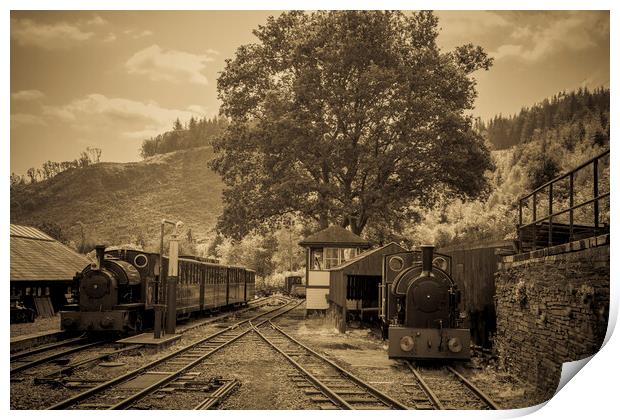 The Corris Railway, Gwynedd,Wales Print by Philip Enticknap