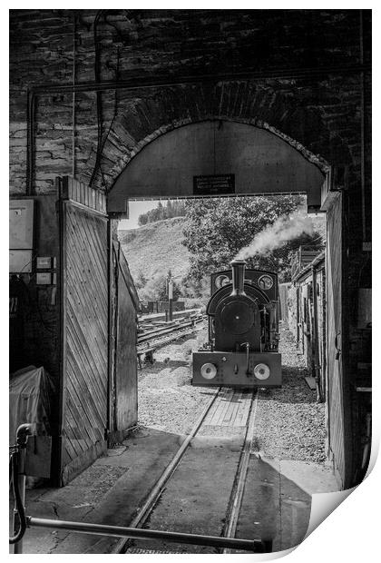 The Corris Railway, Gwynedd,Wales Print by Philip Enticknap