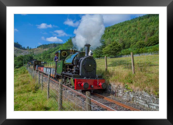 The Corris Railway, Gwynedd,Wales Framed Mounted Print by Philip Enticknap