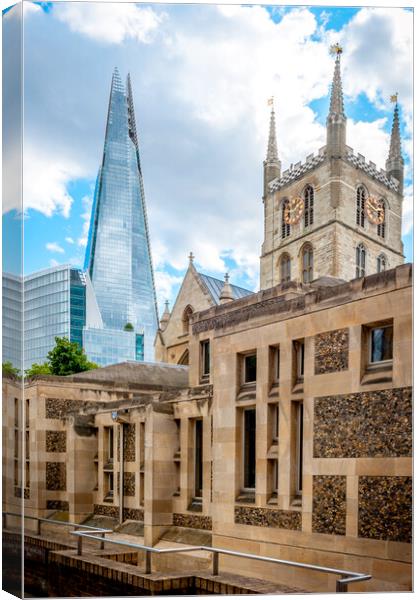 Southwark Cathedral Canvas Print by Richard Downs