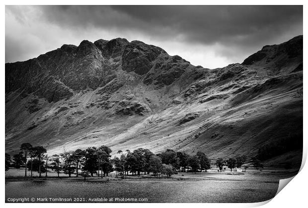 The White Bothy at Buttermere Print by Mark Tomlinson