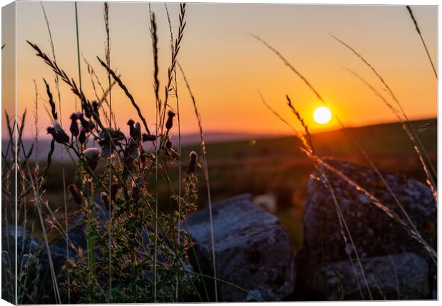Kingsdale Sunset Canvas Print by Jim Day
