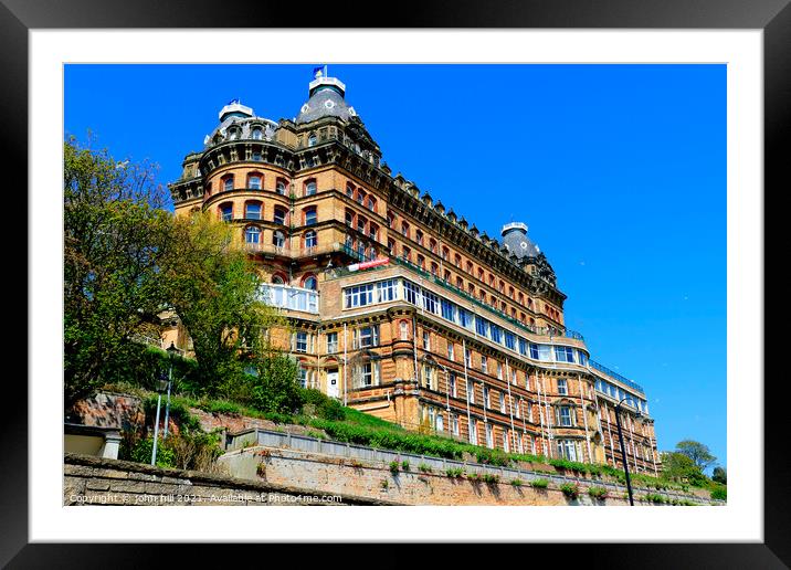 Grand hotel, Scarborough. Framed Mounted Print by john hill