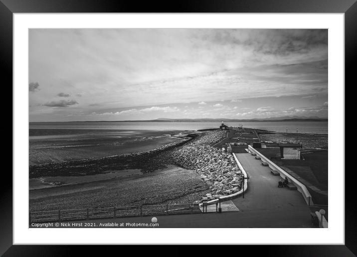 Stormy Jetty Framed Mounted Print by Nick Hirst