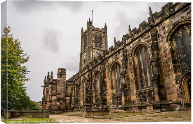 Lancaster Cathedral Canvas Print by Nick Hirst
