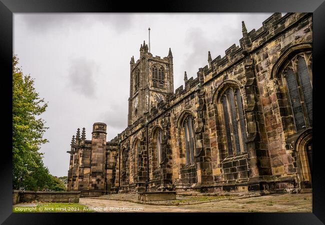 Lancaster Cathedral Framed Print by Nick Hirst