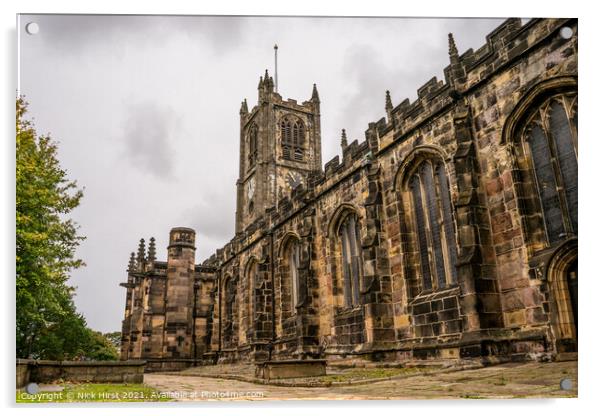 Lancaster Cathedral Acrylic by Nick Hirst