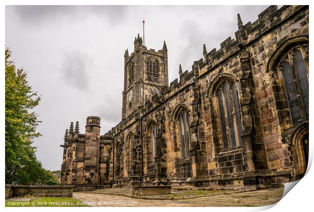 Lancaster Cathedral Print by Nick Hirst