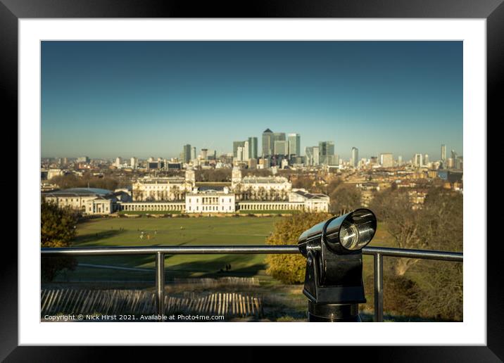 View of the Museum Framed Mounted Print by Nick Hirst