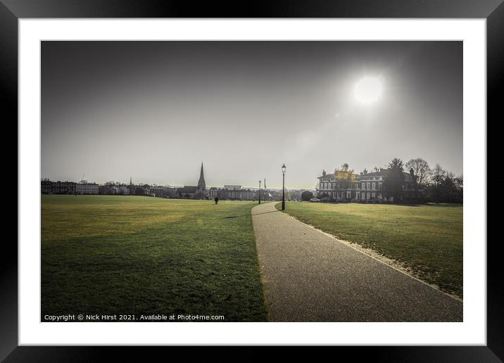 Light in the Dark Framed Mounted Print by Nick Hirst
