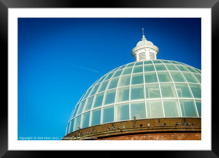 Glass Dome Framed Mounted Print by Nick Hirst
