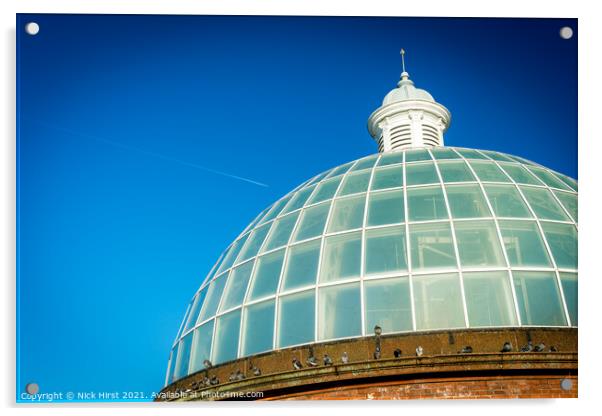 Glass Dome Acrylic by Nick Hirst