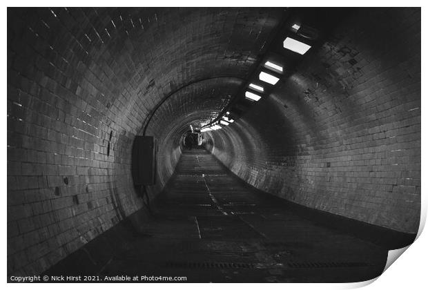 End of the Tunnel Print by Nick Hirst