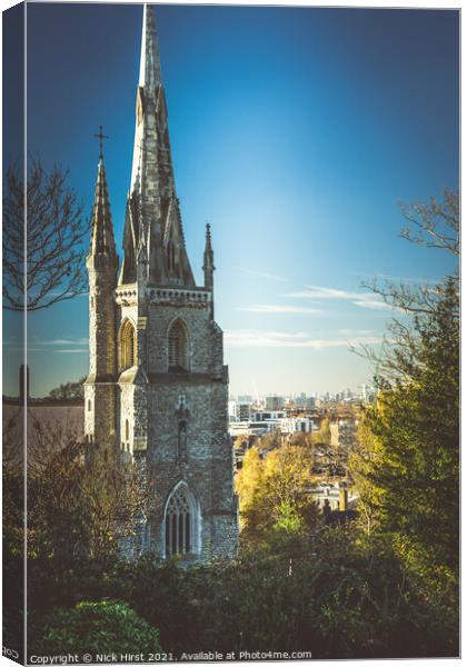 Church of Our Lady Star of the Sea Canvas Print by Nick Hirst