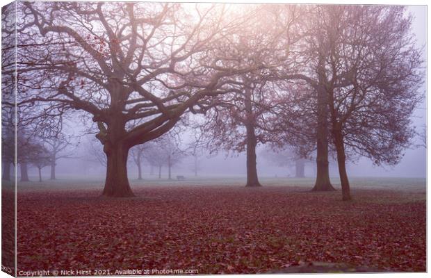 Spooky Trees Canvas Print by Nick Hirst